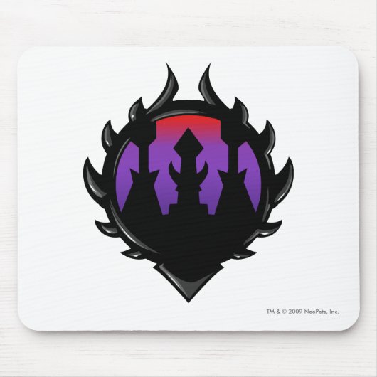 チームDariganの砦のロゴ マウスパッド (正面)