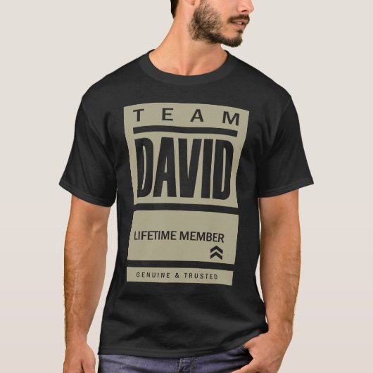 チームDavid Lifetimeメンバー Tシャツ (正面)