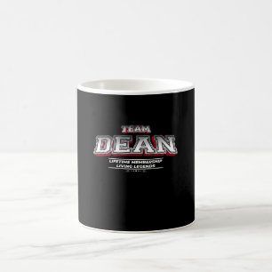 チームDEANファミリーの姓名メンバー コーヒーマグカップ