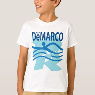 チームDeMarcoの白のTシャツ Tシャツ