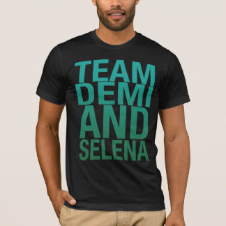 チームDemiおよびSelena Tシャツ