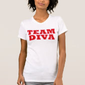 "チームDIVA" /ソロティ独占的ティ！T-シャツ Tシャツ (正面)