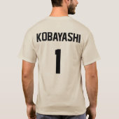 チームDL野球の偉業。1番 Tシャツ (裏面)