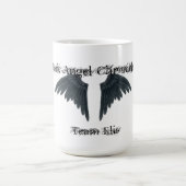 "チームElis"の暗い天使はマグを記録します コーヒーマグカップ (中央)