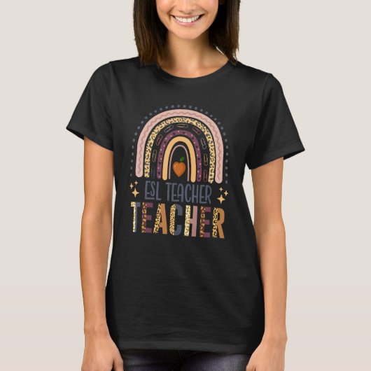 チームESLスクワッド英語先生クルー新学期 Tシャツ (正面)