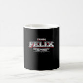チームFELIXファミリ姓名メンバー コーヒーマグカップ (中央)