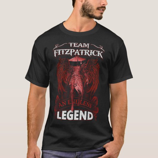 チームFITZPATRICK – 無限の伝説 Tシャツ (正面)