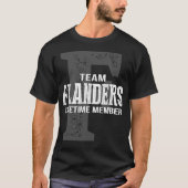 チームFLANDERSライフタイムメンバー Tシャツ (正面)