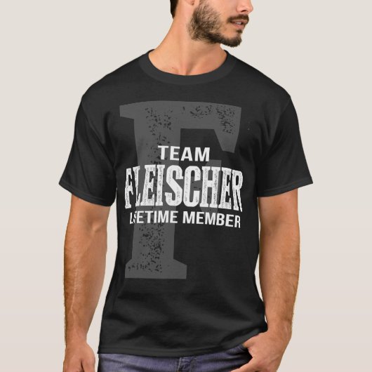 チームFLEISCHERライフタイムメンバー Tシャツ (正面)