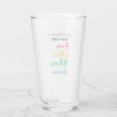 チームFLORES – 事実、論理、現実、科学 タンブラーグラス (裏面)