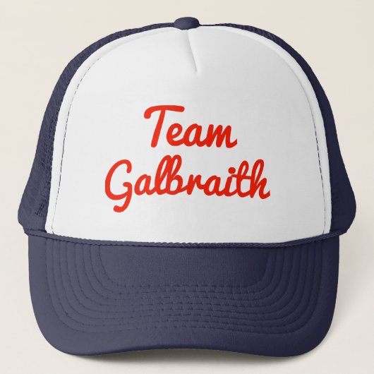 チームGalbraith キャップ (正面)