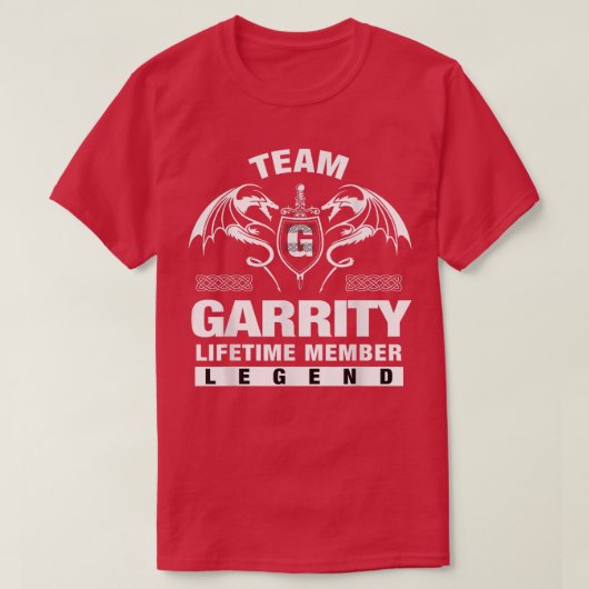 チームGARITY生涯会員ギフト Tシャツ (デザイン正面)