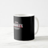 チームGARRETTファミリ姓名メンバー コーヒーマグカップ (正面右)
