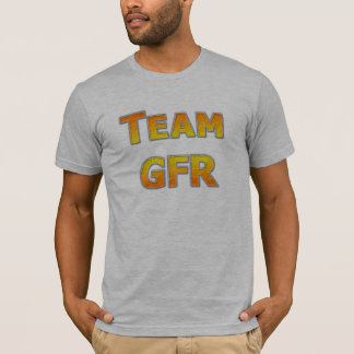 チームGFRモットーのティー Tシャツ