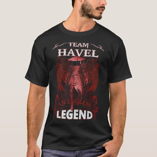 チームHAVEL – 無限の伝説 Tシャツ (正面)