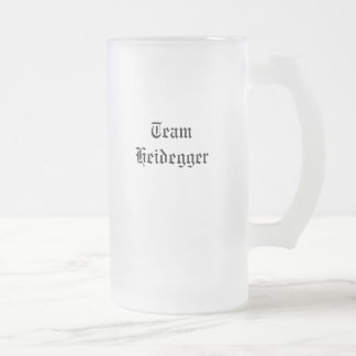 チームHeidegger フロストグラスビールジョッキ