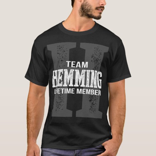 チームHEMMING終身会員 Tシャツ (正面)