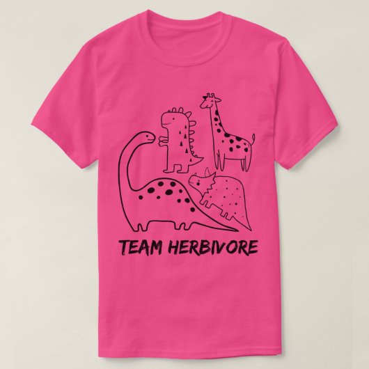 チームHerbivore 3 Tシャツ (デザイン正面)