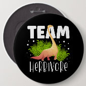 チームHerbivore Brachiosaurus恐竜の未来のパレオ 缶バッジ (正面&裏面)