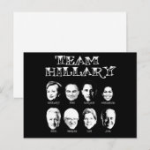 チームHillary – ヒラリー・チーム ポストカード (正面/裏面)