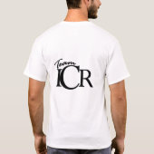 チームICR (白い) Tシャツ (裏面)
