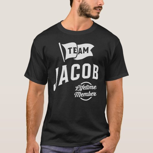 チームJacob有効期間メンバー名Jacob Tシャツ (正面)