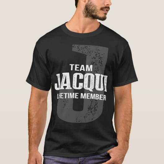 チームJACQUI終身会員 Tシャツ (正面)