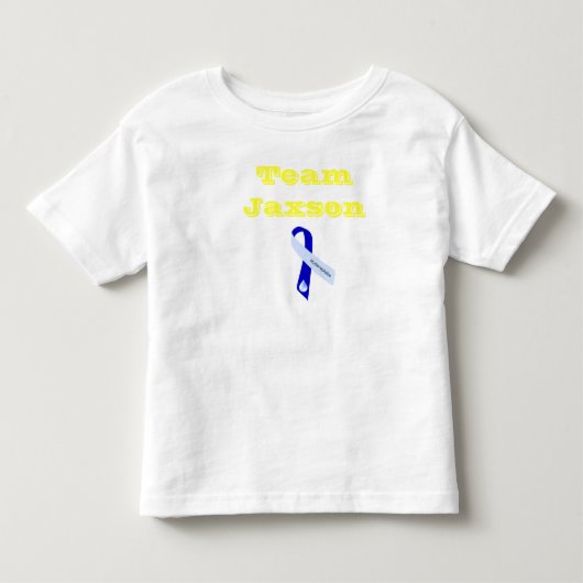 チームJaxsonの幼児のワイシャツ トドラーTシャツ (正面)