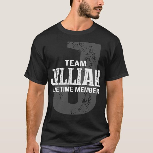 チームJILLIANライフタイムメンバー Tシャツ (正面)