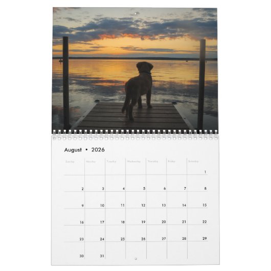 チームJoey Jax 2016年 カレンダー (8月 2026)