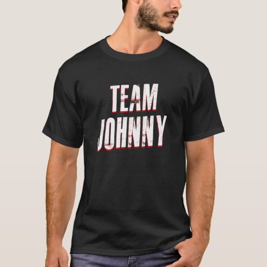 チームJohnnyファンクラブサポートフレンドファミリー Tシャツ (正面)