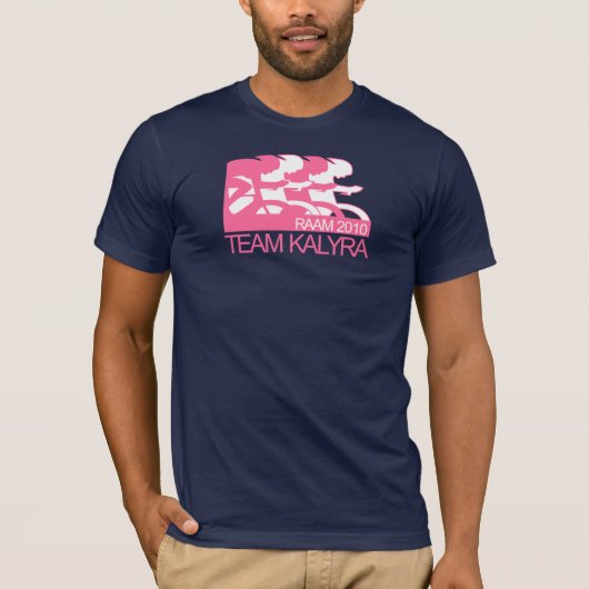 チームKalyraの記録タイムのワイシャツ(メンズ) Tシャツ (正面)