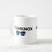 チームKnoxおよびチームJamieのマグ コーヒーマグカップ (正面左)