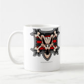 チームKrawkの島のロゴ コーヒーマグカップ (左)