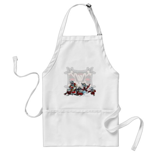 チームKrawkの島グループ スタンダードエプロン (正面)