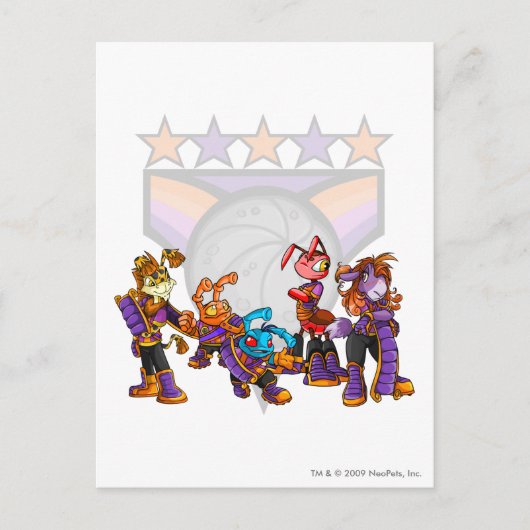 チームKreludorのグループ ポストカード (正面)