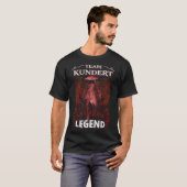 チームKUNDERT - 果てしない伝説 Tシャツ (正面フル)