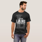 チームLANG終身会員 Tシャツ (正面フル)