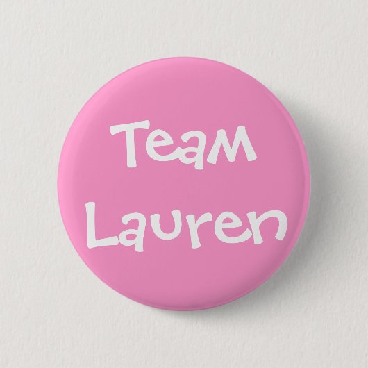 チームLauren 缶バッジ (正面)