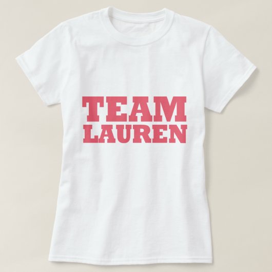チームLauren Tシャツ (デザイン正面)