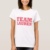 チームLauren Tシャツ (正面)