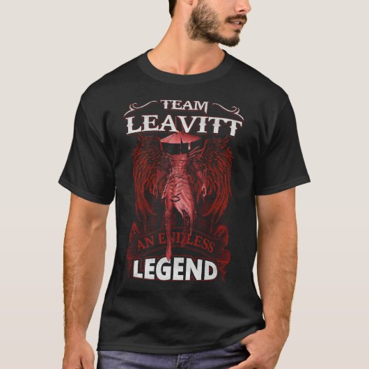 チームLEAVITT – 無限の伝説 Tシャツ (正面)