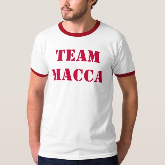 チームMacca Tシャツ (正面)