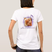 チームMadelinaの希望の蝶ワイシャツ Tシャツ (裏面)