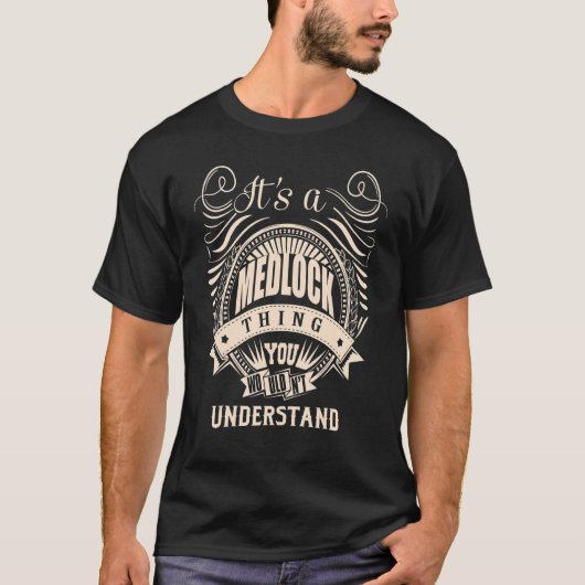 チームMEDLOCKライフタイムメンバー Tシャツ (正面)