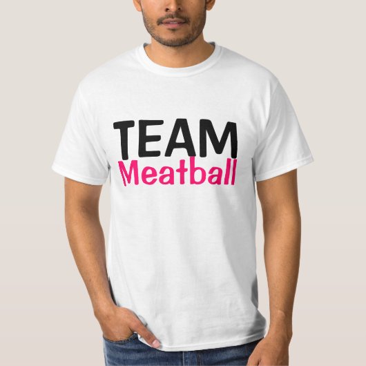チームmeeaattball! tシャツ (正面)