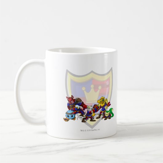 チームMeridellのグループ コーヒーマグカップ (左)