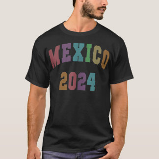 チームMEXICO 2024旅行スプリングブレイクスイムスポーツサム Tシャツ