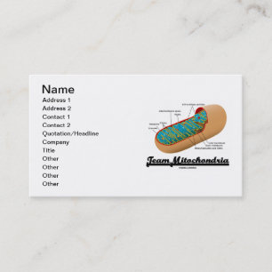 チームMitochondria (Mitochondrionの細胞エネルギー) 名刺