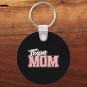 チームMOM T野球ソフトボールサッカーバレーボールFoo キーホルダー (正面)